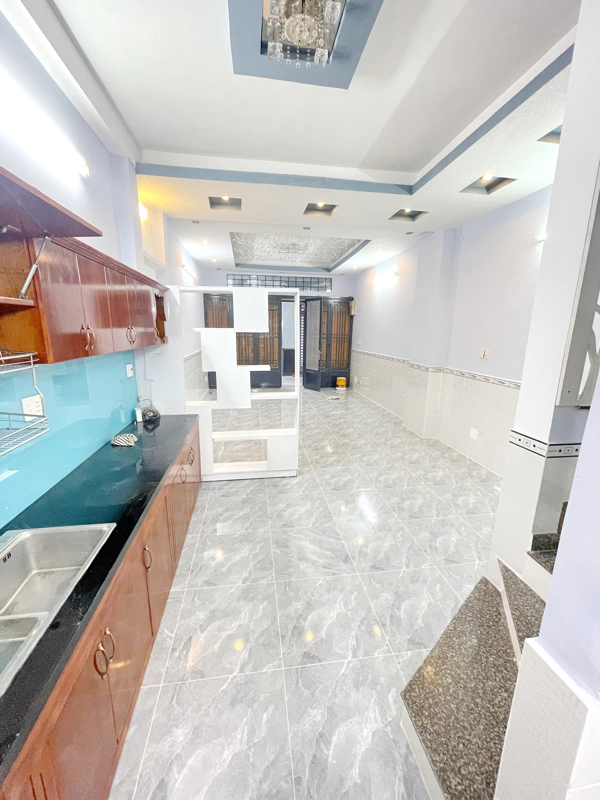 Bán nhà mới 1 lầu (4.5x15m - NH 6.5m) gần HXH đường Âu Dương Lân P.3 Quận 8